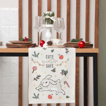 Дорожка на стол Этель Cute day 40х146 см, 100% хл, саржа 190 г/м2
