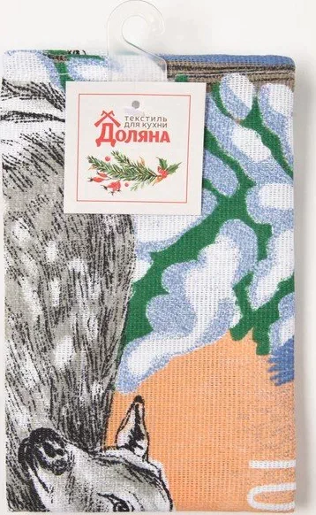 Полотенце "Доляна" Счастливое время 35х60см,100% хл 160 г/м2