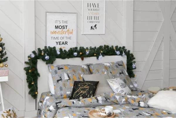 Постельное бельё Этель 2 сп Let it snow (вид 2) 175х215 см, 200х220 см, 70х70 см - 2 шт