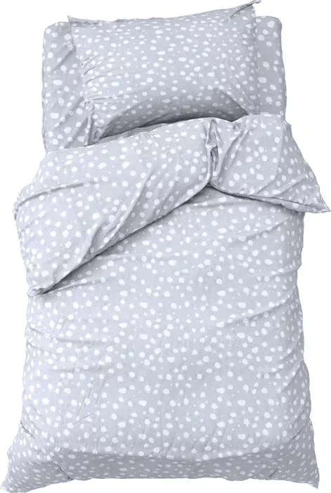 Постельное белье "Этель" 1,5 сп Soft grey 143х215 см, 150х214 см, 50х70 см -1 шт, 100% хл, бязь