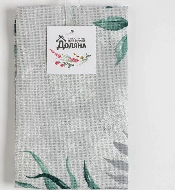 Полотенце "Доляна" Tropics 35х60см 100% хл,164 г/м2