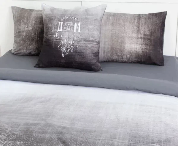Постельное белье Этель Евро Black grade 200*217 см, 240*220 см, 50*70 см - 2 шт