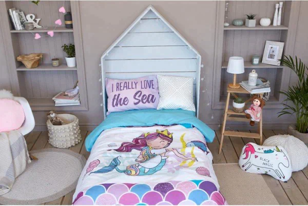 Постельное бельё «Этель» 1.5 сп Really mermaid 143*215 см, 150*214 см, 50*70 см -1 шт,100% хл, бязь