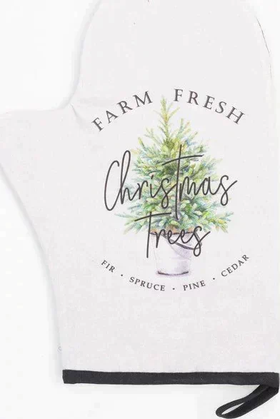 Набор кух. "Christmas trees" варежка-прихватка 20х28 см, прихватка 19х19 см, 100% хл