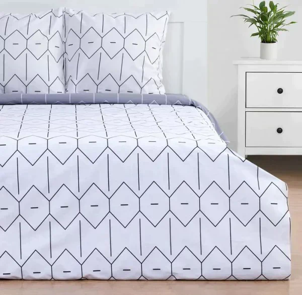 Постельное белье Этель Geometry 1.5 сп 143*215 см, 150*214 см, 70*70 см - 2 шт