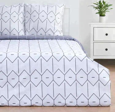 Постельное белье Этель Geometry 1.5 сп 143*215 см, 150*214 см, 70*70 см - 2 шт