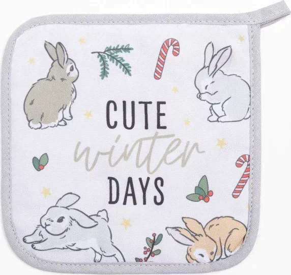 Набор кухонный Доляна Cute days: подставка, прихватка