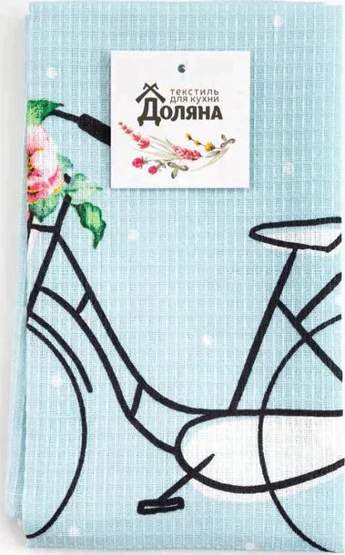 Полотенце кухонное Доляна LoveLife 35х60 см, 100% хл, 160г/м2