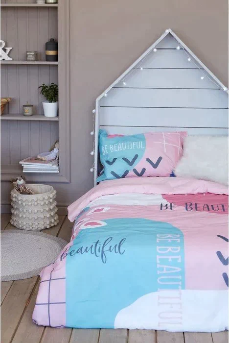 Постельное бельё «Этель» 1.5 сп Be beautiful 143*215 см, 150*214 см, 50*70 см -1 шт,100% хл, бязь