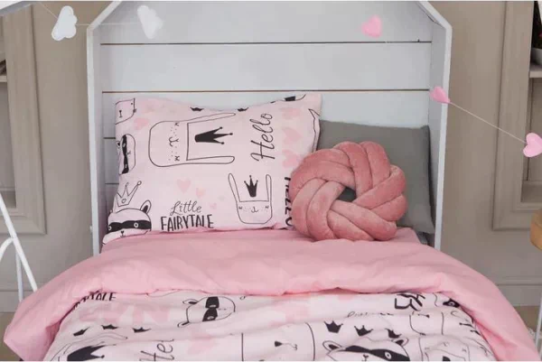 Постельное белье "Этель" 1.5 сп Little crown 143*215 см, 150*214 см, 50*70 см -1 шт,100% хл, бязь