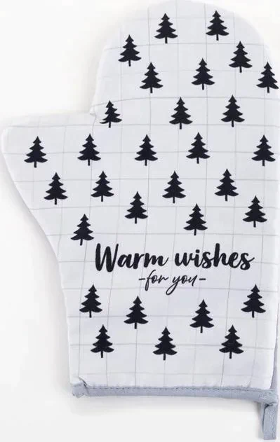 Варежка-прихватка "Warm wishes" 20х28см,35% х/л,65% п/э, МИКС