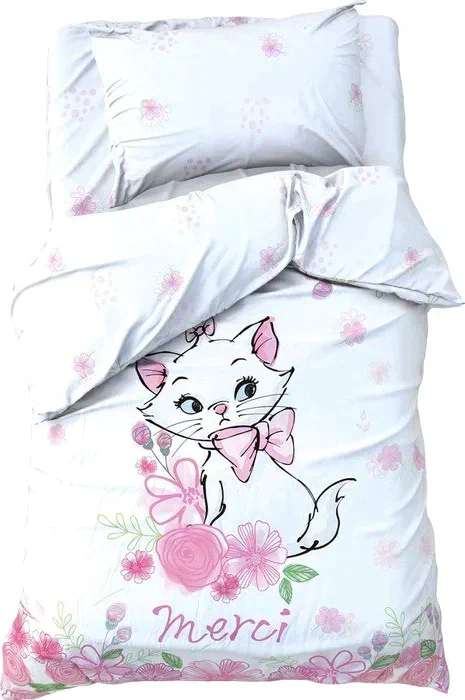 Постельное бельё 1,5 сп "Merci", Коты Аристократы 143*215 см, 150*214 см, 50*70 см -1 шт, поплин