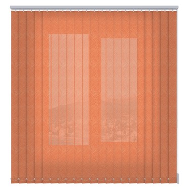 Вертикальные жалюзи Мистерия 95 оранжевый