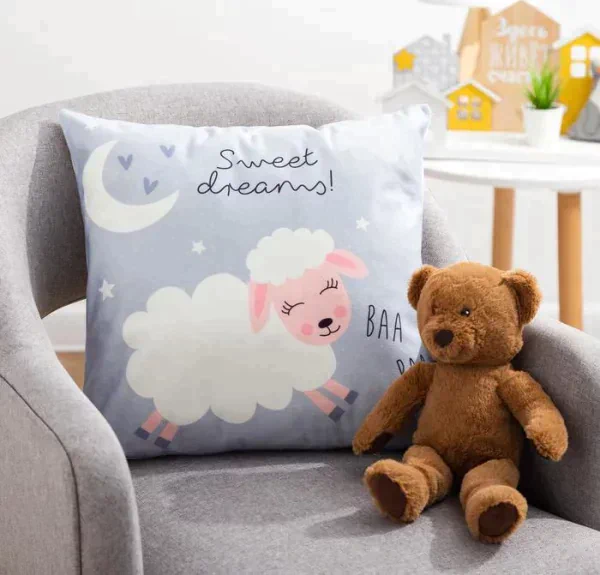Наволочка декоративная Крошка Я "Sweet dreams" 40 х 40 см, 100% п/э