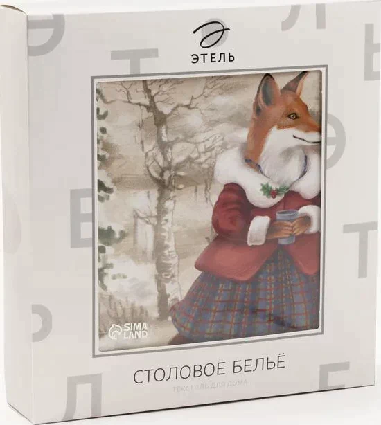 Скатерть Этель Winter holidays 150х180см +/-3см с ГМВО, хл100%