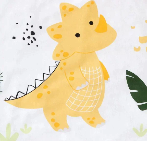 Постельное бельё детское Крошка Я "Little dino", 112х147 см, 60х120+20 см, 40х60 см