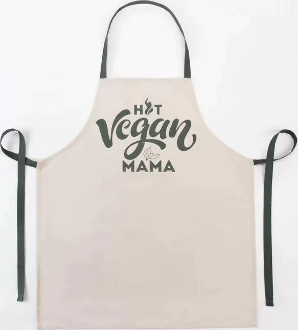 Фартук "Этель" Vegan mama 70х60 см, 100% хлопок, саржа 190 г/м2