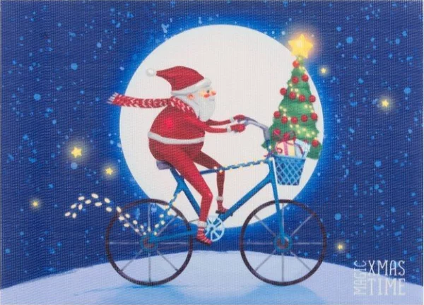 Новогодняя салфетка на стол XMAS, 40х29 см