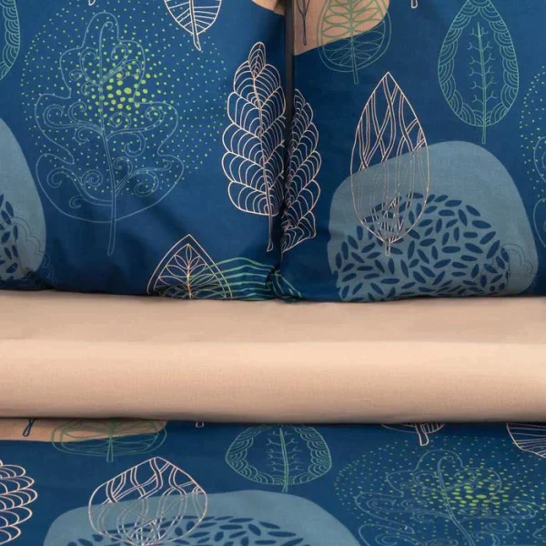 Постельное белье Этель 2 сп Leaves (вид 2) 175*215 см, 200*220 см,70*70 см-2 шт