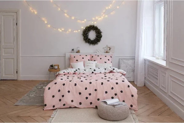 Постельное бельё "Этель" евро Pink storm 200*217 см, 240*220 см, 70*70 см - 2 шт
