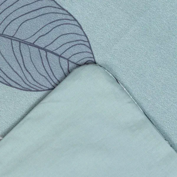 Постельное бельё Этель 1,5 сп Mint leaves, пододеяльник 143х215 см, наволочки 50х70 см 2 шт, 100% хлопок