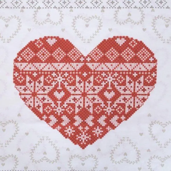 Постельное бельё "Этель" дуэт Heart 143*215 см - 2 шт, 220*240 см, 70*70 см -2 шт, 100% хл