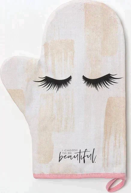 Варежка-прихватка Hello beautiful 20х28см,саржа, 100% х/л, ватин 250г/м2