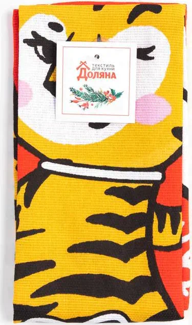 Полотенце "Доляна" Happy cooking 35х60 см,100% хлопок 160 г/м2