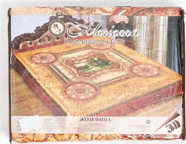 Покрывало 3D Marianna 1,5сп Жозефина 150х220 см, искус.шелк, пэ100%
