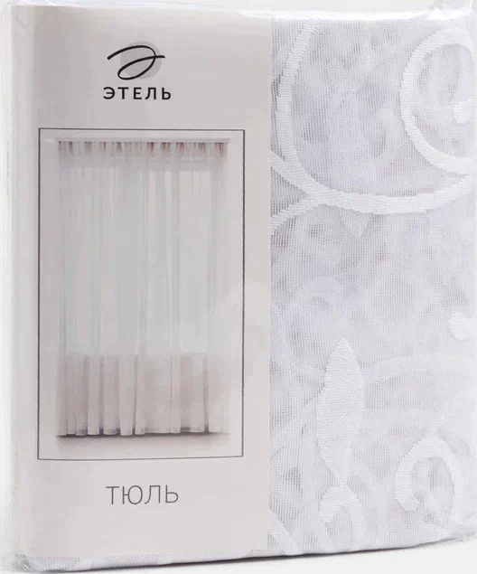 Тюль "Этель" Римини, 150х250 см с фестоном, 69 г/м²，100% п/э