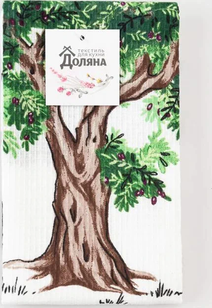 Полотенце кухонное Доляна «Процветай», 35х60 см, 100% хл, 160г/м2