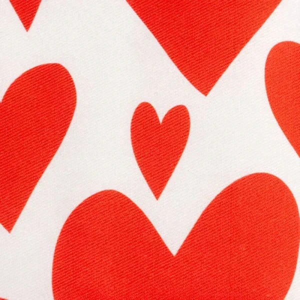 Дорожка на стол "Этель" Red hearts 40х149см, 100% хл, саржа 190 г/м2