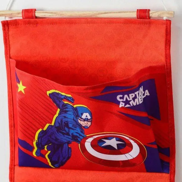 Кармашки вертикальные настенные "Capitan America", Мстители