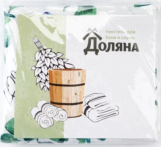 Полотенце Эвкалипт 80х150 см, 100% хлопок, вафельное полотно, 160гр/м2