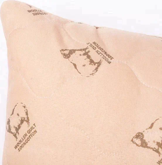 Подушка ультрастеп «Овечья шерсть», размер 50x70 см, цвет МИКС, полиэфирное волокно