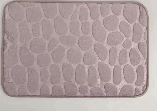 Коврик Доляна «Галька», 40×60 см, цвет серый