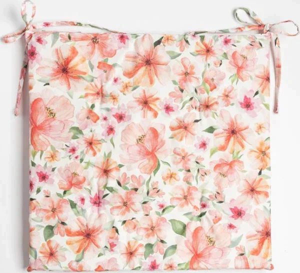 Сидушка на стул Этель Flowers 42х42см, 100% хл, 190 г/м2