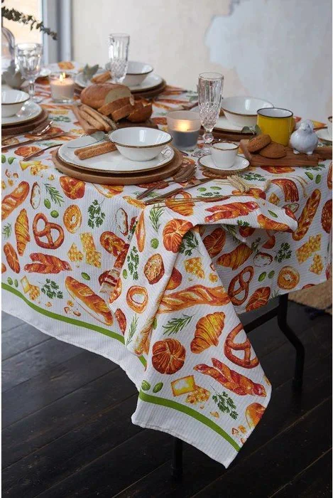 Скатерть "Доляна" Bread 180х144 см, 100% хлопок, 164 г/м2