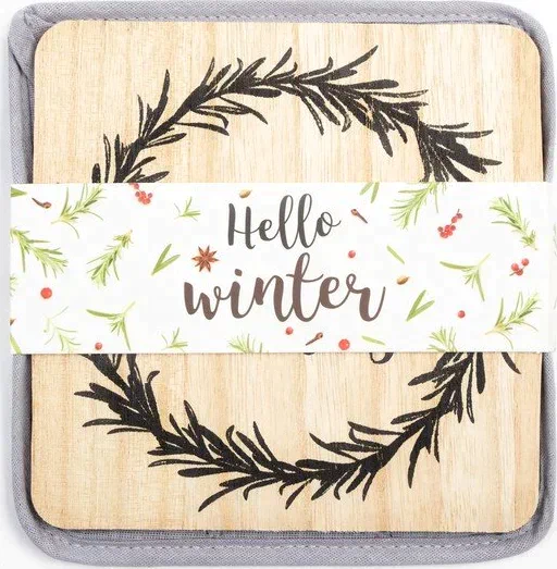 Набор кухонный Доляна Winter: подставка, прихватка