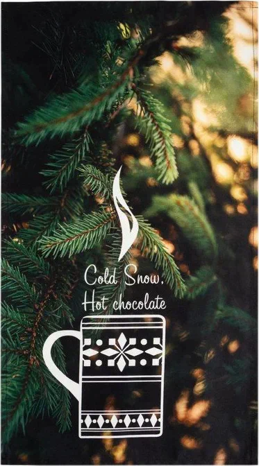 Набор в мешочке "Hot chocolate" полотенце 40х73см, формочки для запекания 3 шт