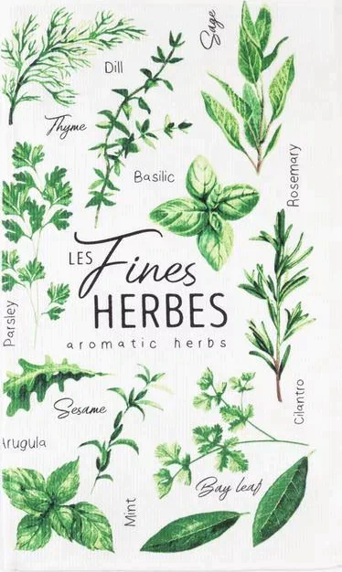 Полотенце кухонное Доляна Fines herbes, 35х60 см, 100% хл, 160г/м2