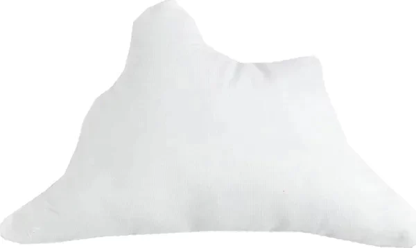 Подушка декоративная "Зайка", 55*34 см, 100% п/э, велюр