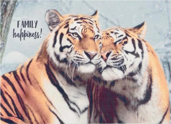 Салфетка на стол Family happiness, ПВХ, 40х29 см