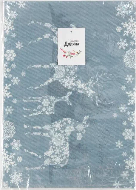 Новогодняя салфетка на стол Winter ПВХ, 40х29 см