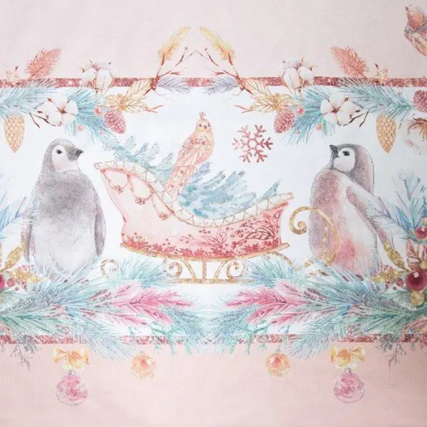 Набор столовый "Pink magic" скат.150х220см +/-3см с ГМВО, салф.40х40см-12шт, хл100%