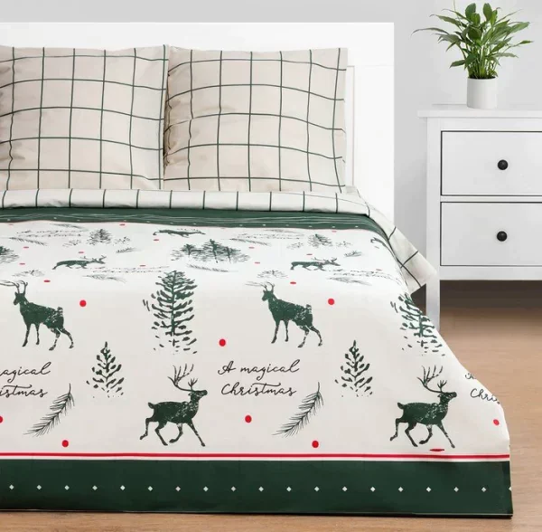 Постельное бельё Этель евро Magical Christmas 200х217 см, 220х240 см, 70х70 см - 2 шт