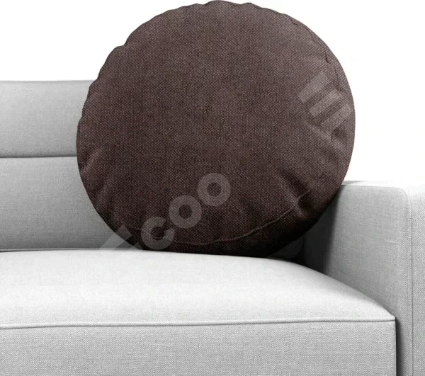 Подушка круглая Cortin cotton блэкаут лиловый
