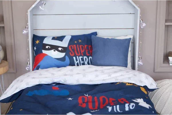 Постельное бельё «Этель» 1.5 сп Super hero 143*215 см, 150*214 см, 50*70 см -1 шт,100% хл, бязь