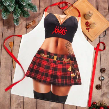 Фартук "Этель" Xmas girl 60х70см, 100% хл, саржа 190 гр/м2
