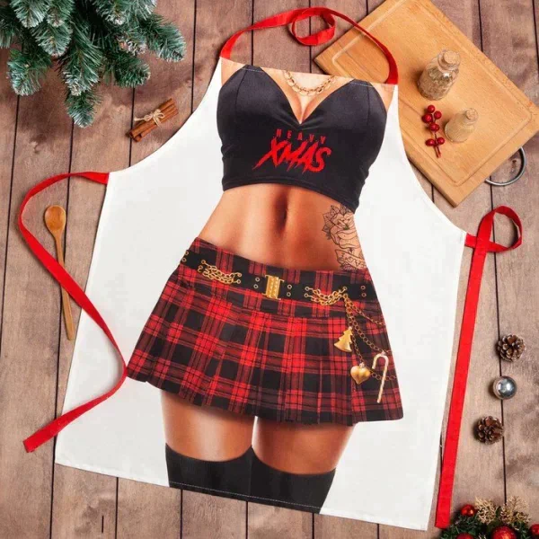 Фартук "Этель" Xmas girl 60х70см, 100% хл, саржа 190 гр/м2